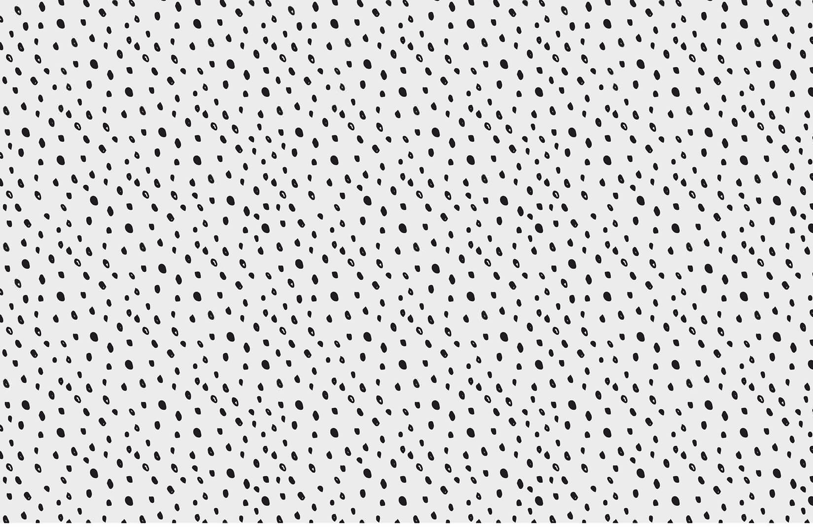 Black & White Speckle Spot Wallpaper Mural | Murals Wallpaper