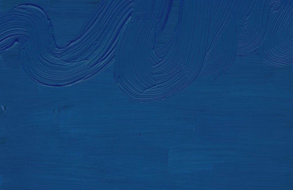 Blue Paint Brush Stroke Wallpaper Abstract Design Muralswallpaper